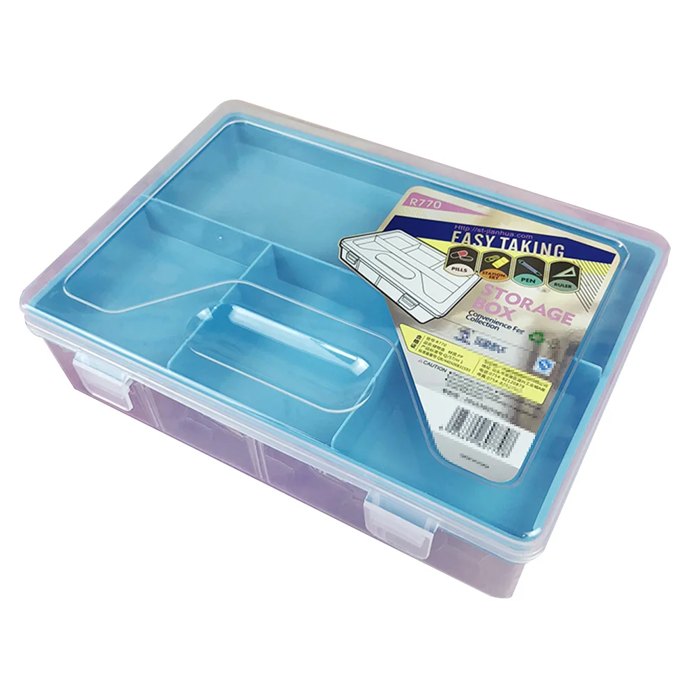 

Supplies Child Kids Toy Organizer Bins Plastic Case Stationery Storage