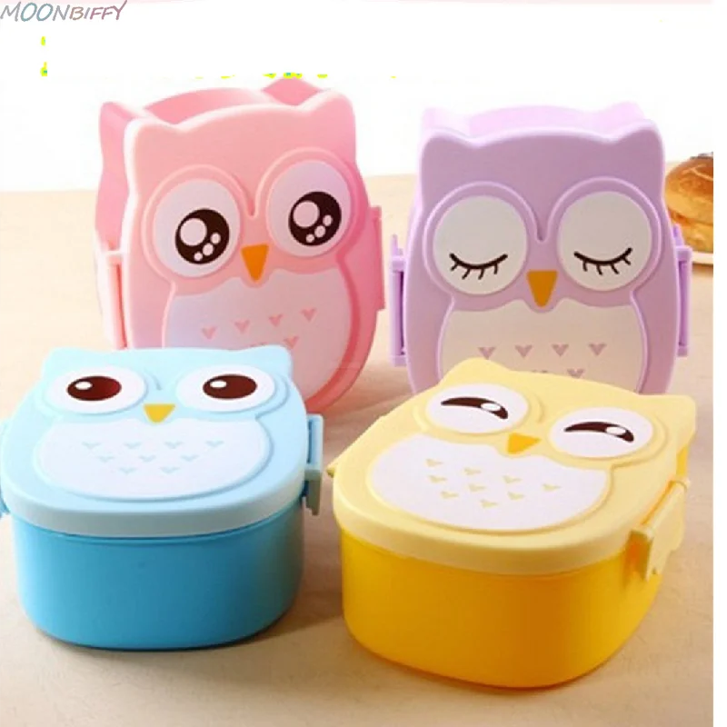 

2 шт., Ланч-бокс с рисунком совы