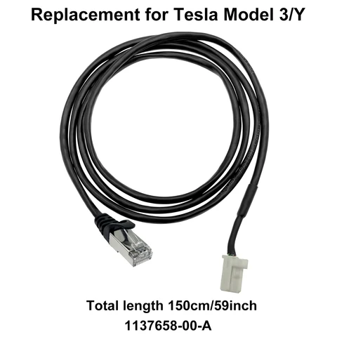Диагностический кабель 1137658-00-A, диагностическая система, диагностический инструмент для Tesla Model 3/Y, металлический соединительный кабель, длина 59 дюймов