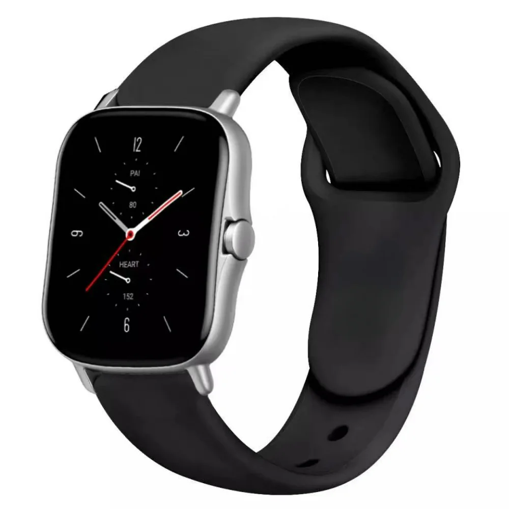 22mm 20mm Silicone Strap For Amazfit GTR/Stratos/Pace/Bip/GTS/2/2e Sports Wristband Samsung Galaxy Watch 3/4/5 Huawei Watch GT 2