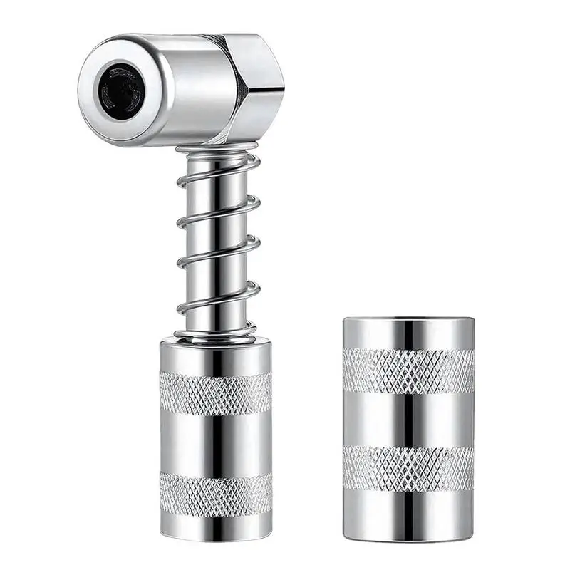 

Grease Coupler Release Grease Oil Pump Tip Tool Durable And Strong 3 Jaw Angle Grease Coupling Instrument Grease Nozzle For Car