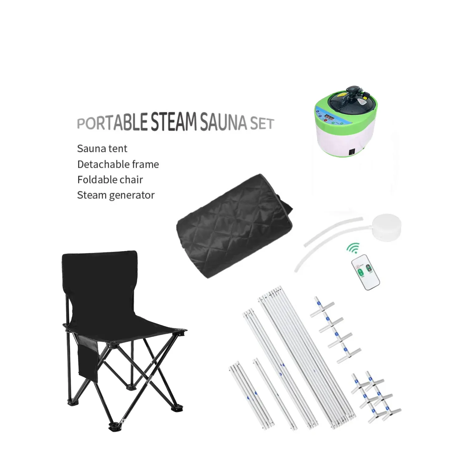 Полноразмерная Паровая Сауна для тела мощность нагрева 2000 Вт Capacity4.0L портативная