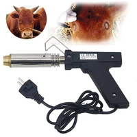 220 240v 250w fast heating cattle head dehorner bloodless gun type calves sheep dehorning tool farm animals equipment