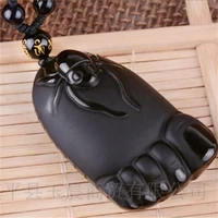 hot selling natural handcarve jade contentment necklace pendant fashion jewelry accessories men women luck gifts