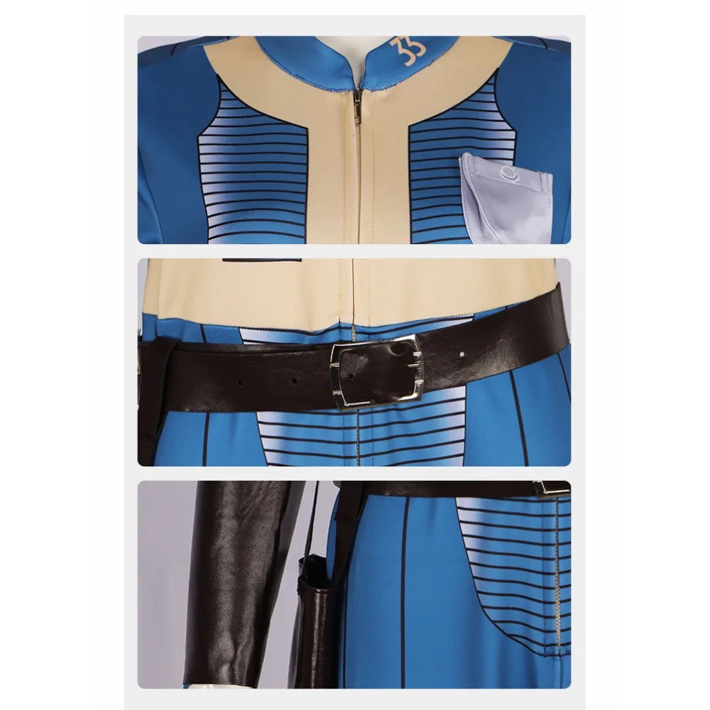 Женский костюм для косплея Люси Маклин голубой комбинезон с излучением