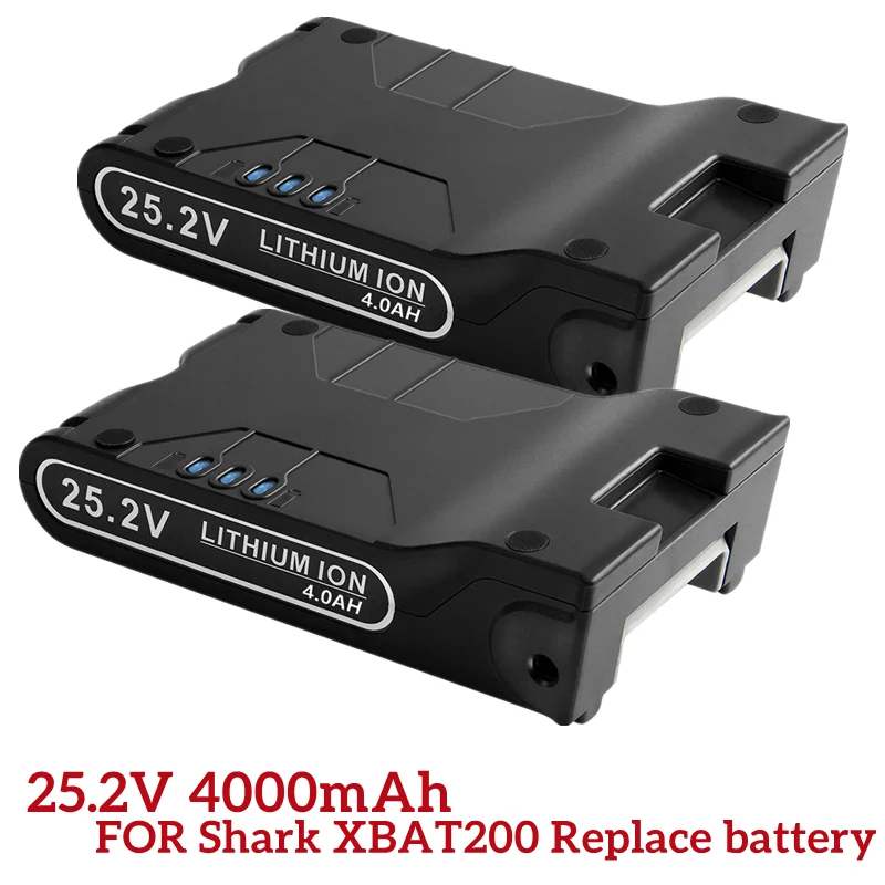 

25.2V 4.0Ah Replacement Battery for Shark XBAT200 Compatible with Shark IF200 IF201 for Shark Cordless Vacuum Cleaners ION Flex