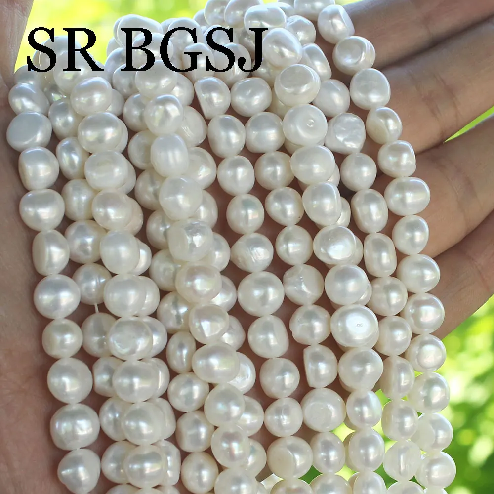 Бусины Из Натурального пресноводного барочного жемчуга, 4-13 мм