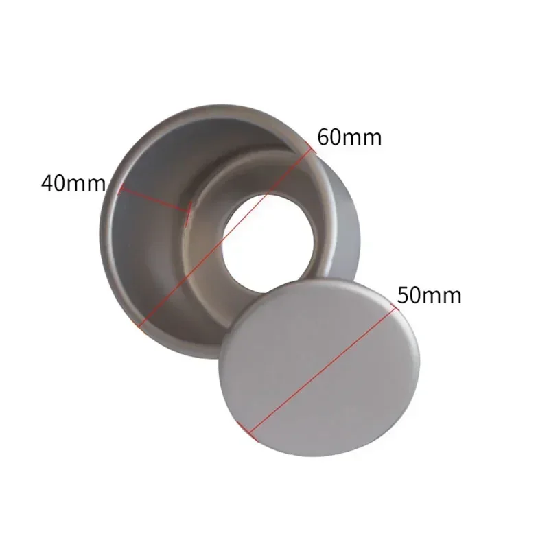 

2/5/10/20 шт. 2-дюймовая круглая форма для выпечки из алюминиевого сплава для тортов, форма для шифонового мусса, кондитерская форма с удалением, формы для выпечки с дном