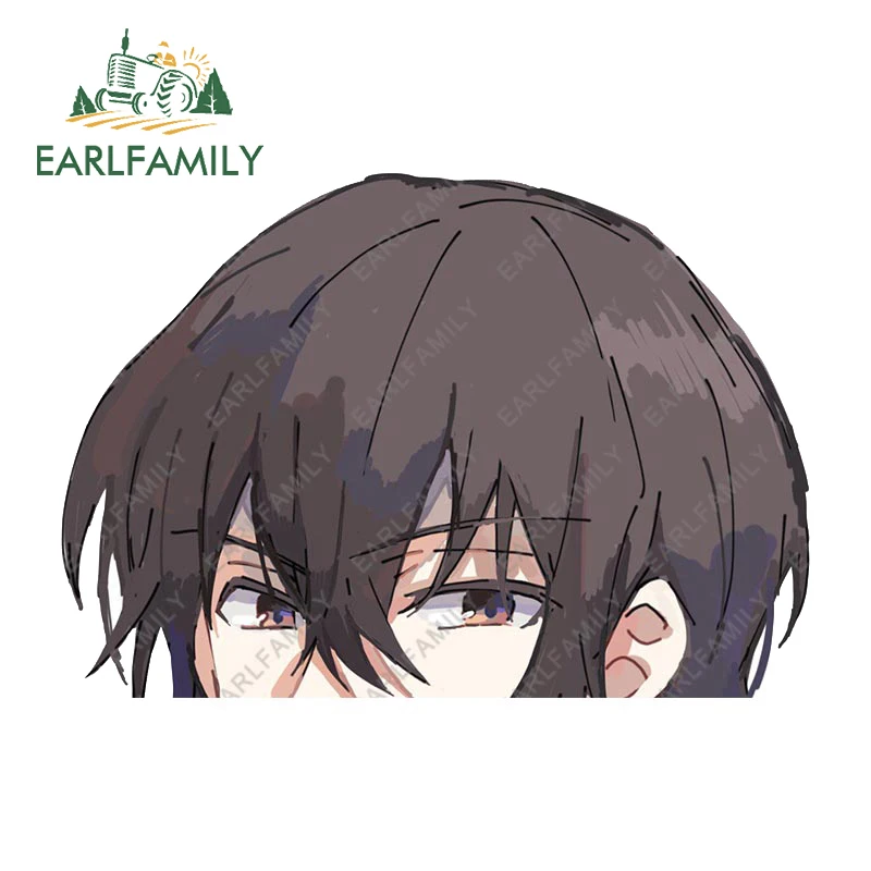 

EARLFAMILY 13cm x 9.1cm for Bungou Stray Dogs Car Stickers Fashionable Simple Decals Car Accessories Motorcycle Helmet Decor