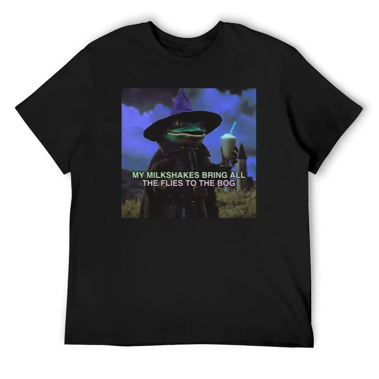 Футболка MY MILKSHAKES BRING ALL THE FLIES TO BOG спортивные фанаты фигурки аниме мужские футболки