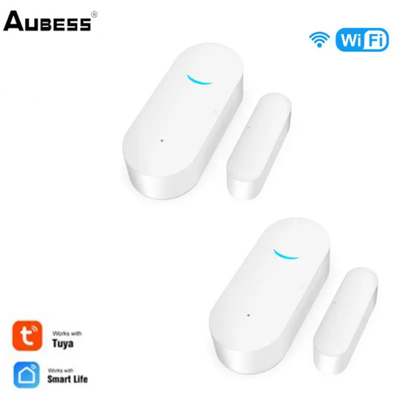 

Детекторы открытой двери AUBESS Tuya Smart Home, охранная сигнализация с Alexa Google Home Smar TLife
