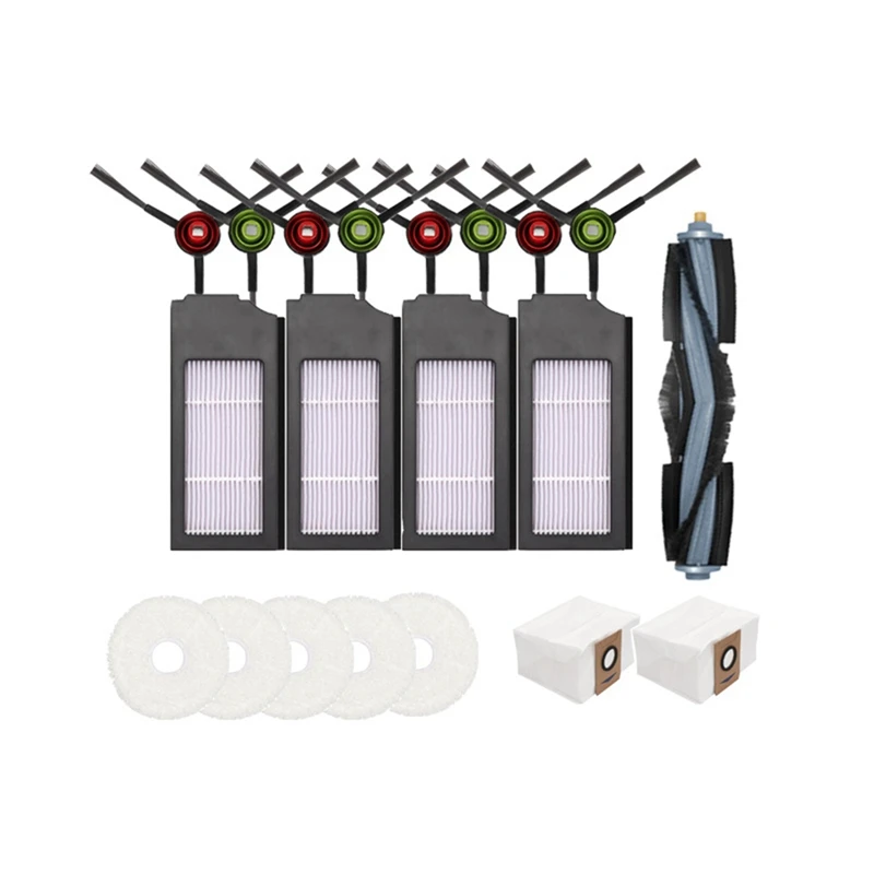 

Promotion!20 Pcs For Cobos Sweeping Robot Accessories X1 Mop Wiper Main Brush Side Brush Cover Plate Cover