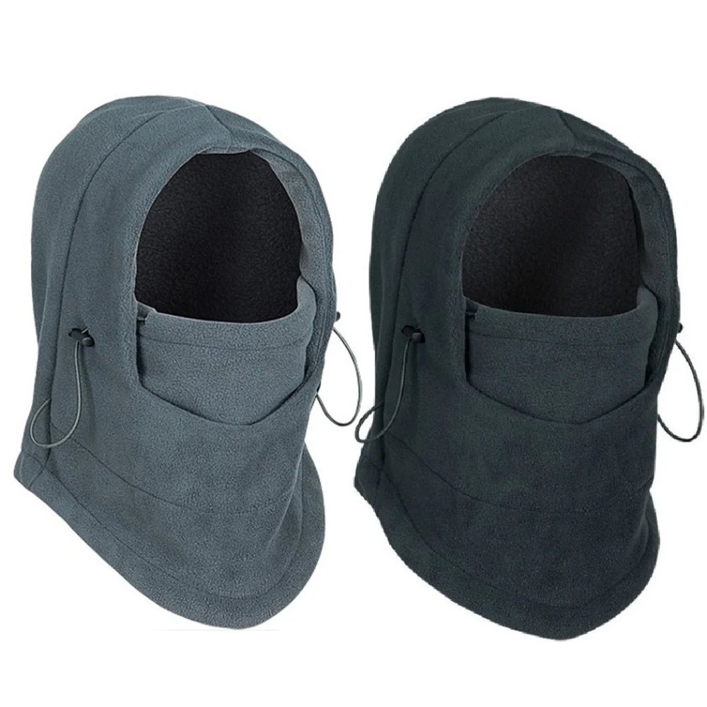 

New Fashion Keep Warm Caps Winter Men Women Hats Waterproof Thermal Fleece Balaclava Hat Hooded Neck Warmer Hiking Scarves Hats