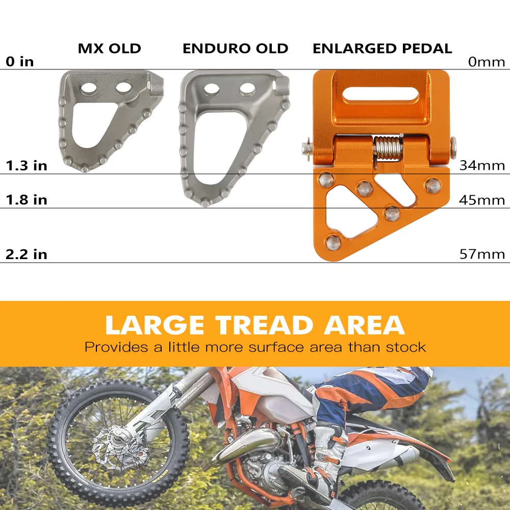 NICECNC для KTM 125 200 250 300 350 400 450 500 XC XCF XCW SX SXF EXC EXCF TPi 6D 17-22 задняя Складная Тормозная