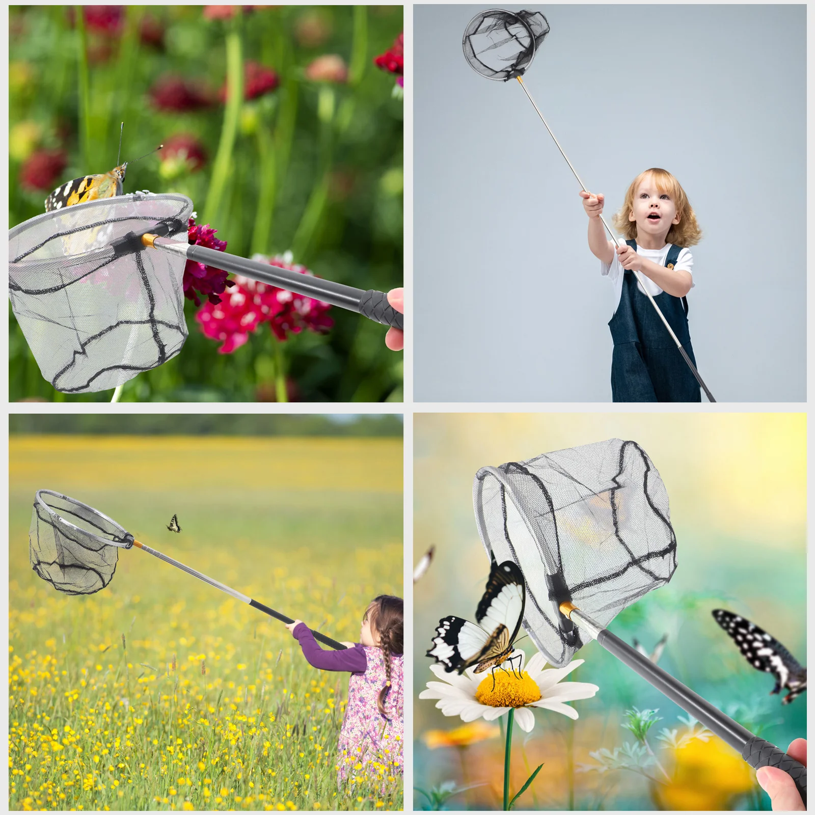 Игрушки для исследования природы рыбы и бабочки рыболовная сеть уличный
