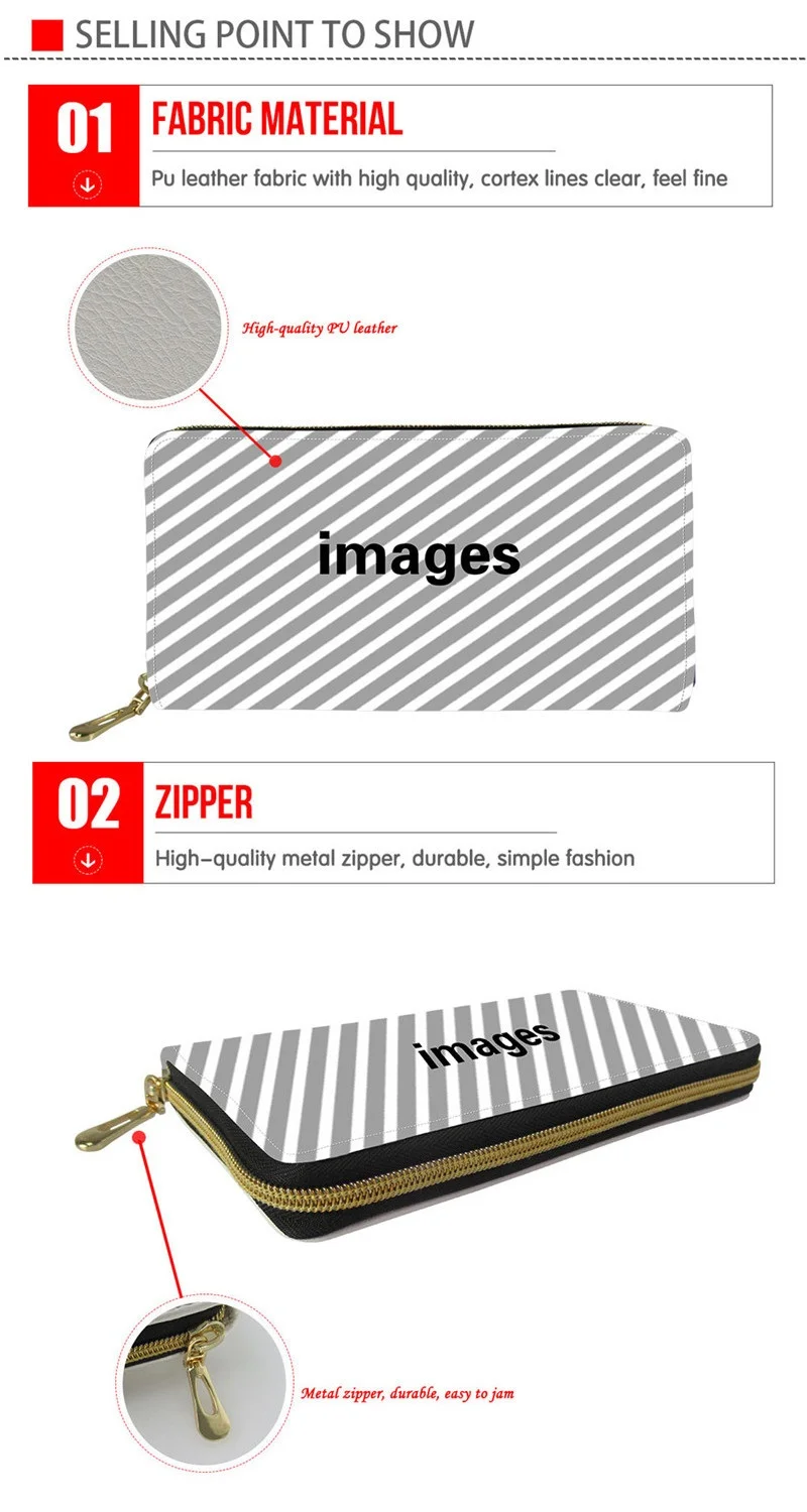 Animated Bookshelf Pattern Long Wallet High Quality Zipper Purse Lightweight Interior Slot Pock Unisex Swanky Clutch Bag Outdoor