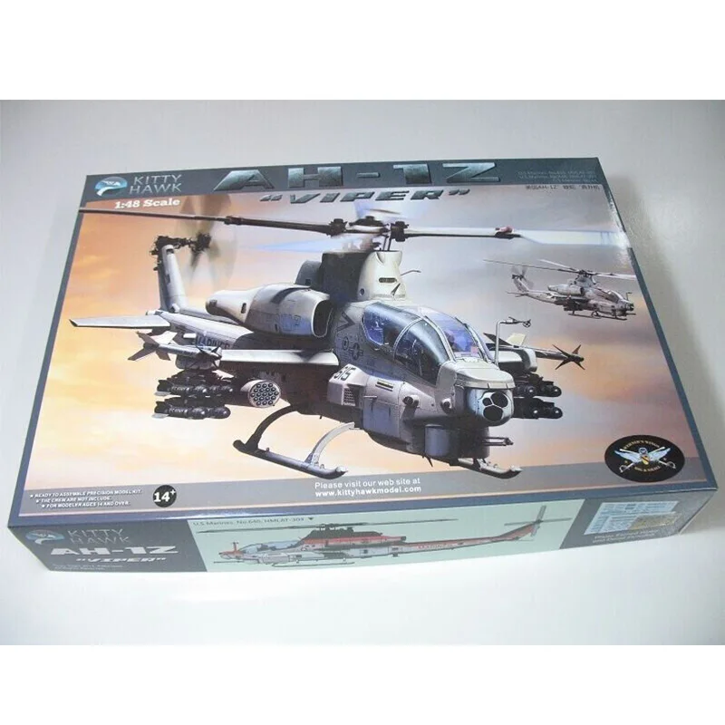 

Kitty Hawk KH80125 U.S.M.C AH-1Z Viper Helicopter Military Hobby Toy Plastic Model Building Assembly Kit Gift