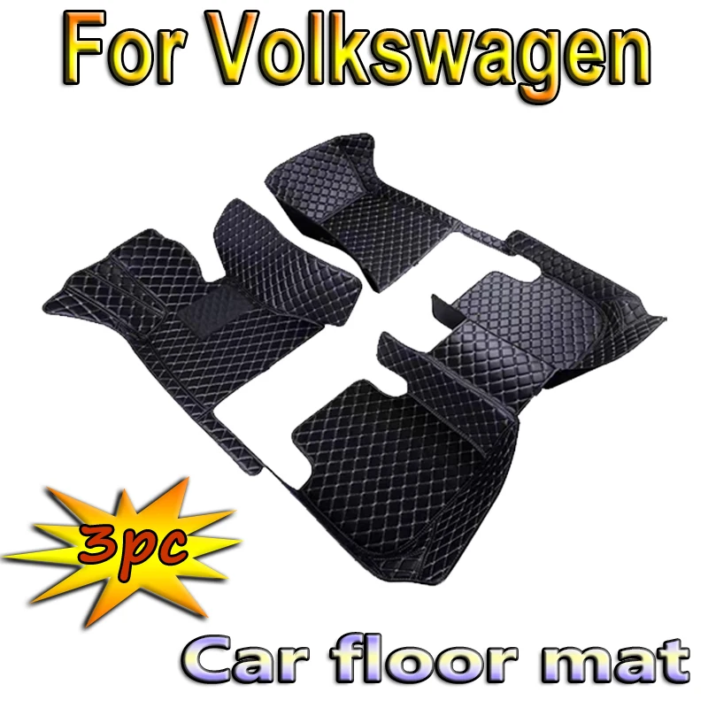 Кожаные автомобильные коврики для vw Volkswagen T-Cross GolfMK7 GolfMK5 Passat Tiguan CC Golf 6 8 L