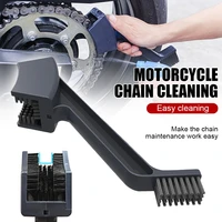 high quality bike chain cleaner bicycle motorcycle chain cleaning brush dual heads cycling cleaning kit chain maintenance tool