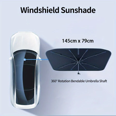 Солнцезащитный козырек на лобовое стекло автомобиля, защита от солнца и теплоизоляция, солнцезащитный козырек для лобового стекла автомобиля, занавеска на лобовое стекло с гибкой ручкой