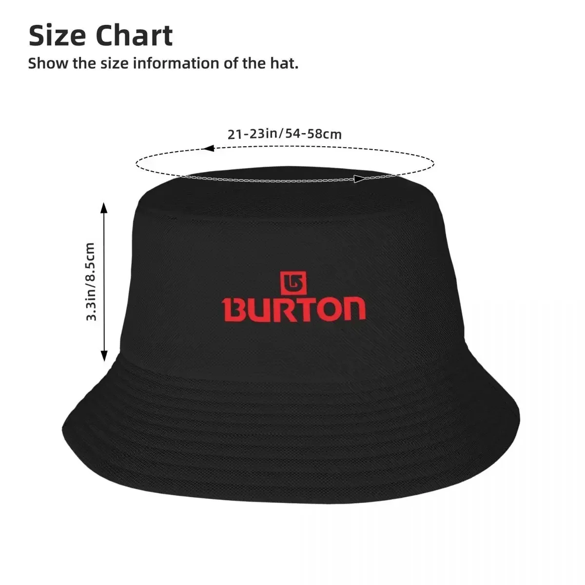 Фото Burton Snowboard sport seau chapeau Panama pour enfants Bob chapeaux Cool pêcheur chapeaux été plage pêche unisexe casquettes, c №3