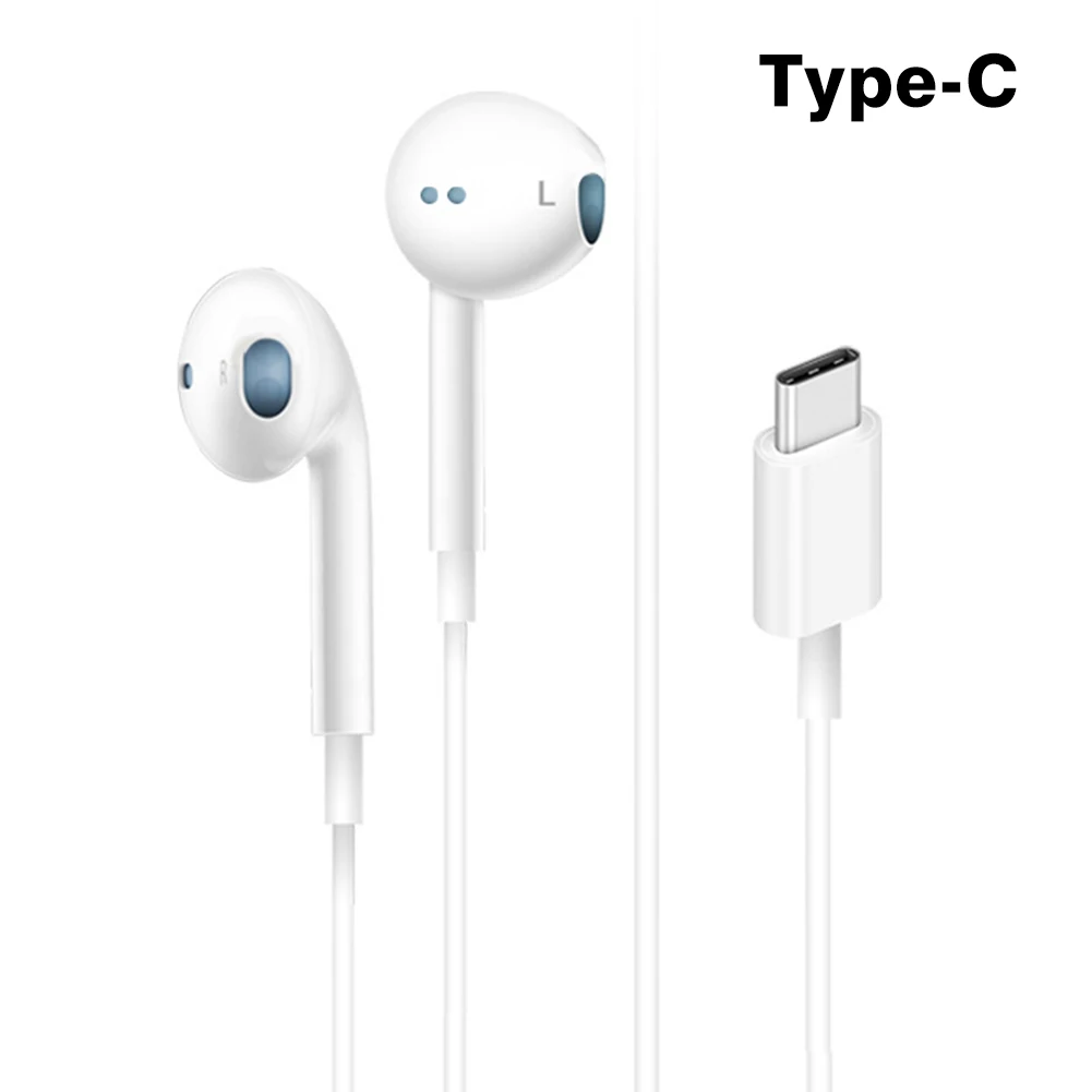 Auricolare cablato 3.5mm tipo C In-Ear con microfono cuffie per Xiaomi Huawei...