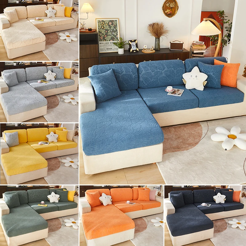 

Corner Sofa Cushions Seats Slipcover Couch Cover Sofa Cushion Cover Strech Elastic For Pet Kid Living Room Home Furniture Decor