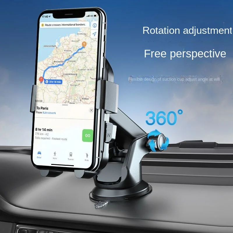 

【 Scalable 360 rotation 】 Car phone holder suction cup type car phone holder air outlet navigation frame