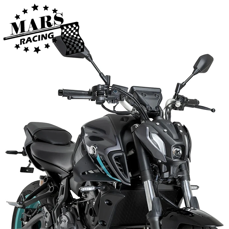 Фото Для мотоциклов YAMAHA MT07 MT-07 MT 07 2021 2022 2023 2024: Аэродинамические боковые спойлеры (винглеты) для нейкед-моделей №3