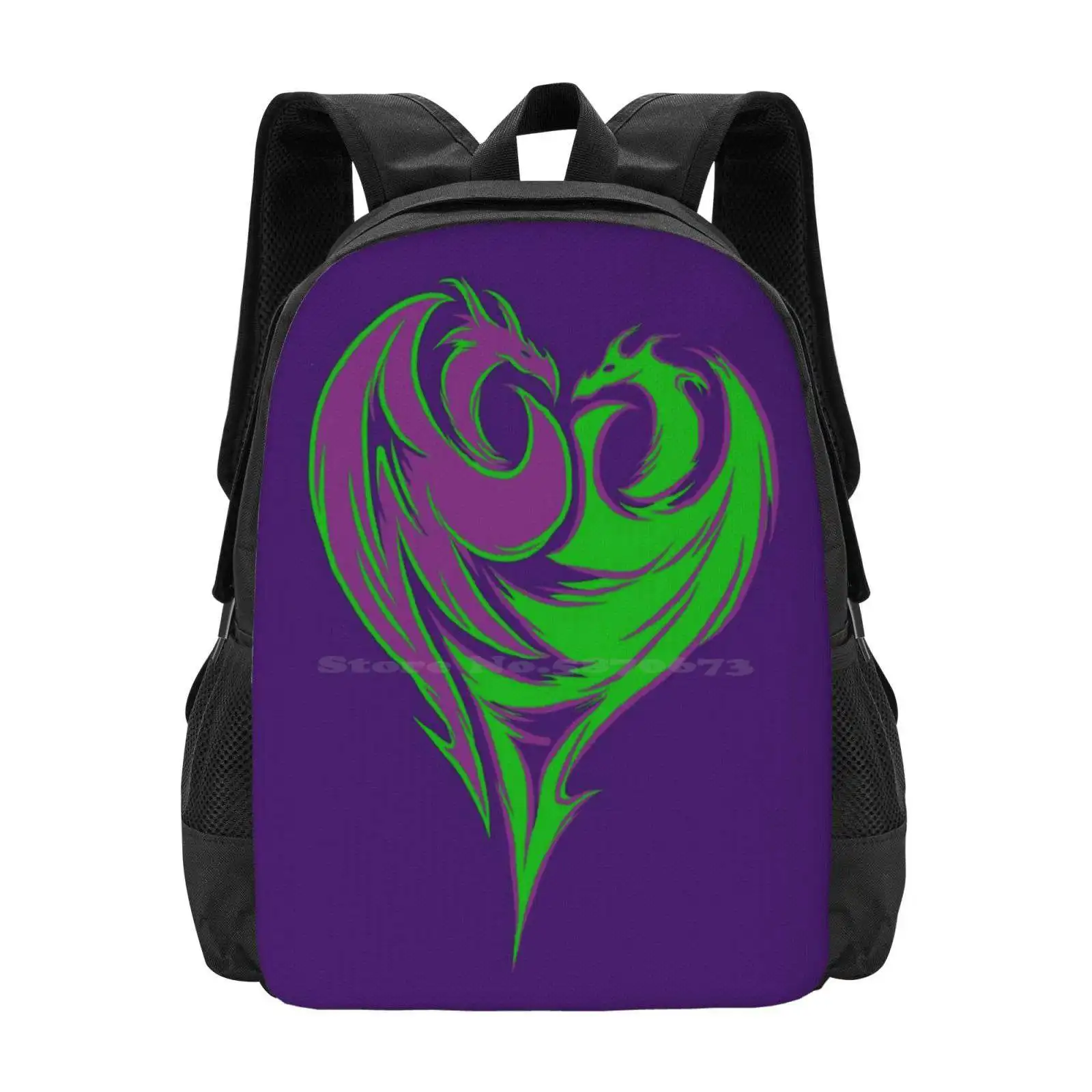 Mal Double Dragon School Bags For Teenage Girls Laptop Travel Bags Descendants 2 Double Dragon Descendants 3
