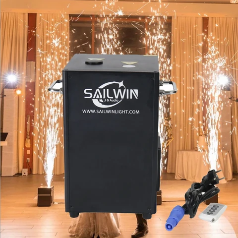 Sailwin Stage светильник High Powder 750W DMX Cold Spark Machine, беспроводной пульт дистанционного управления для диджея, дискотеки, свадьбы, мероприятия, искусственный фейерверк