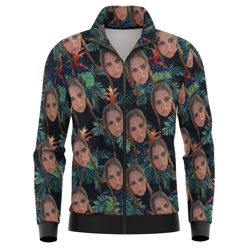 Куртка Мужская/Женская с 3D-принтом забавный дизайн изображением лица подарок на