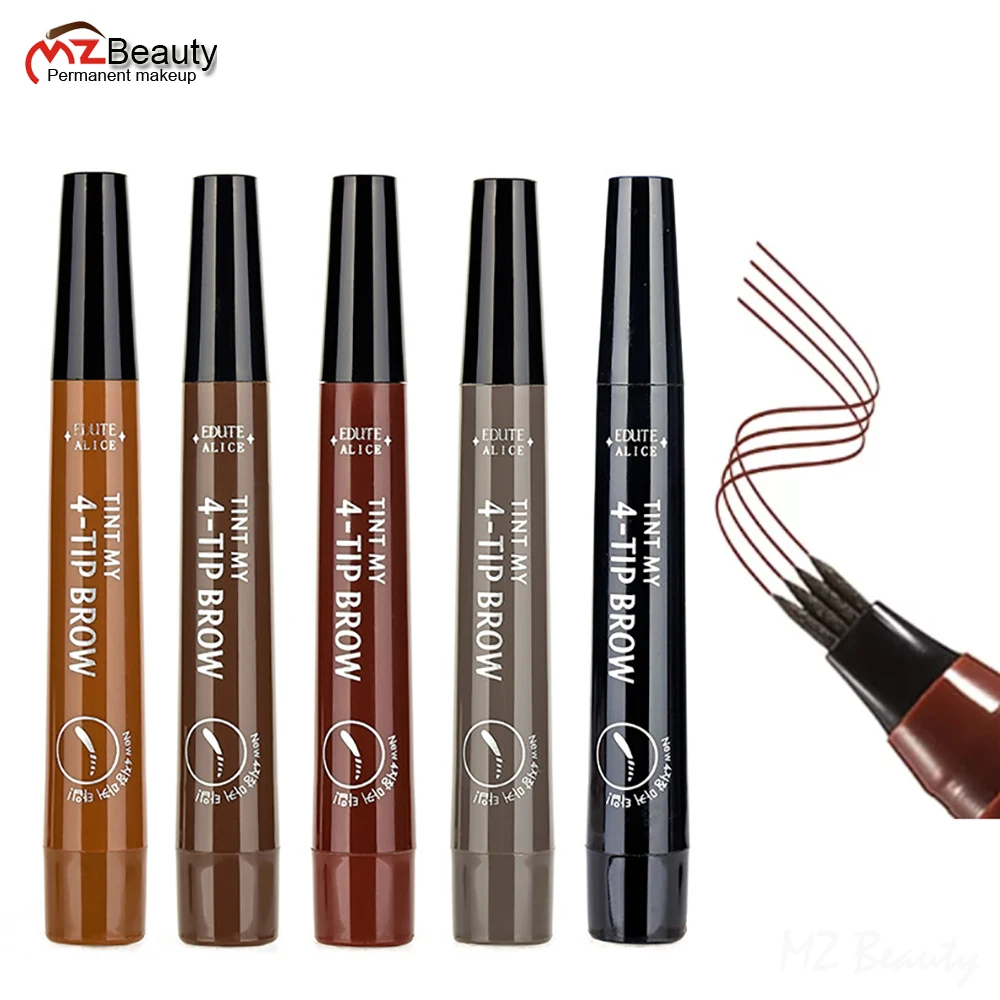 4 точки микроблейдинг карандаш для бровей водостойкая вилка наконечник тату карандаши долговечный тонкий эскиз жидкий карандаш для бровей черный коричневый 4 точки микроблейдинг карандаш для бровей водостойкая вилка наконечник тату карандаши долговечный тонкий эскиз жидкий карандаш для бровей черный коричневый