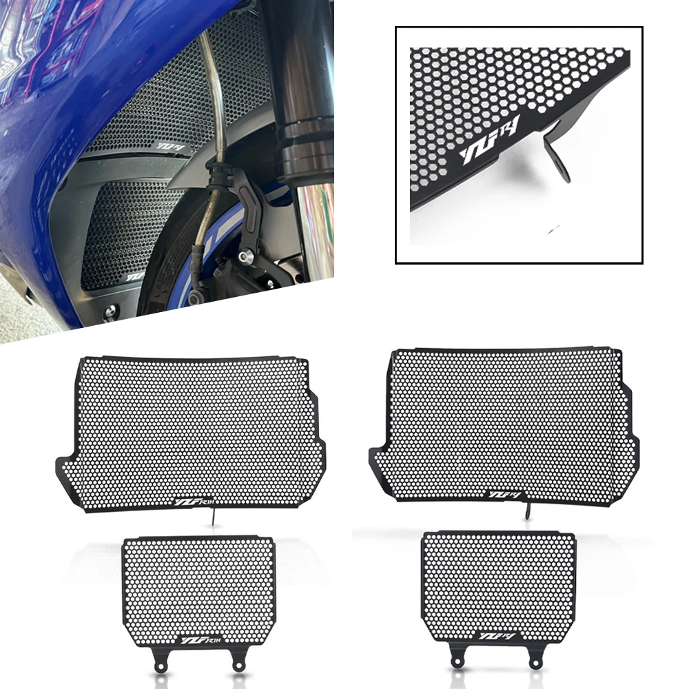 

Motorcycle Radiator Guard Oil Cooler Guard Protector For Yamaha YZFR1 YZFR1M YZF-R1 YZF-R1M YZF R1 M 2015-2023 2022 2021 2020