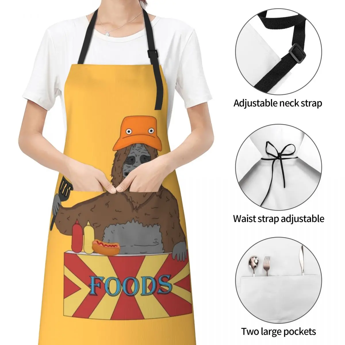 Большой лес шоу приготовление хот-догов продукты сэндвич грузовик забавная