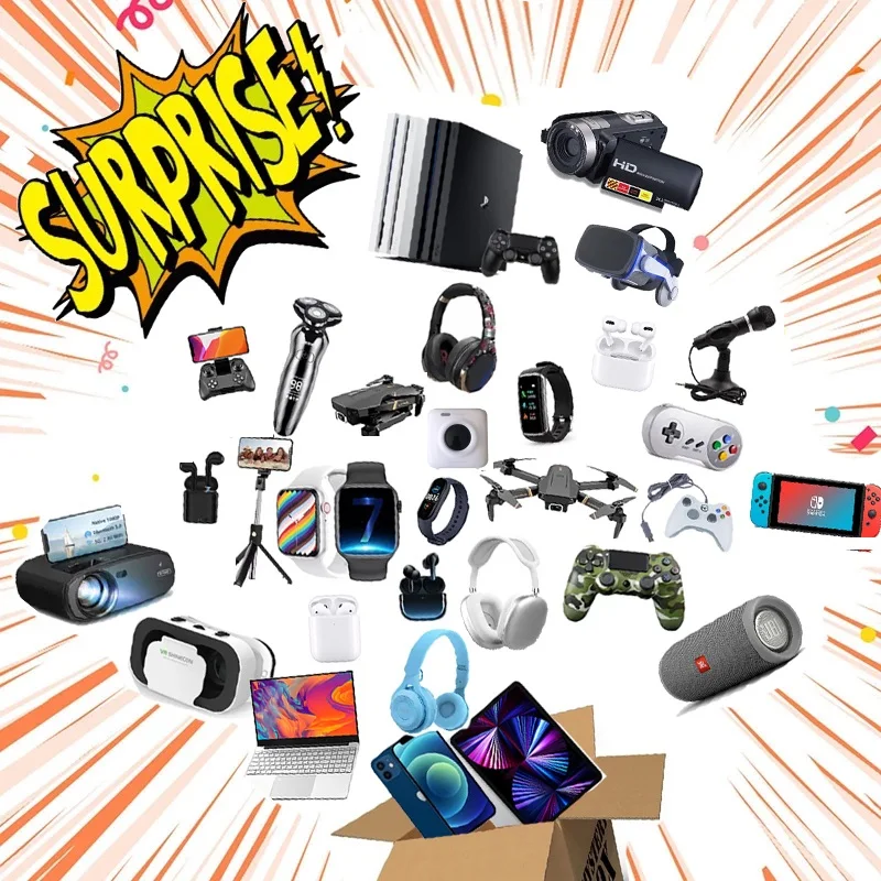 

Such As Drones, Smart Watches, Gamepads, Sweeping Robot and More Lucky Mystery Boxes Box Electronic,There is A Chance to Open: