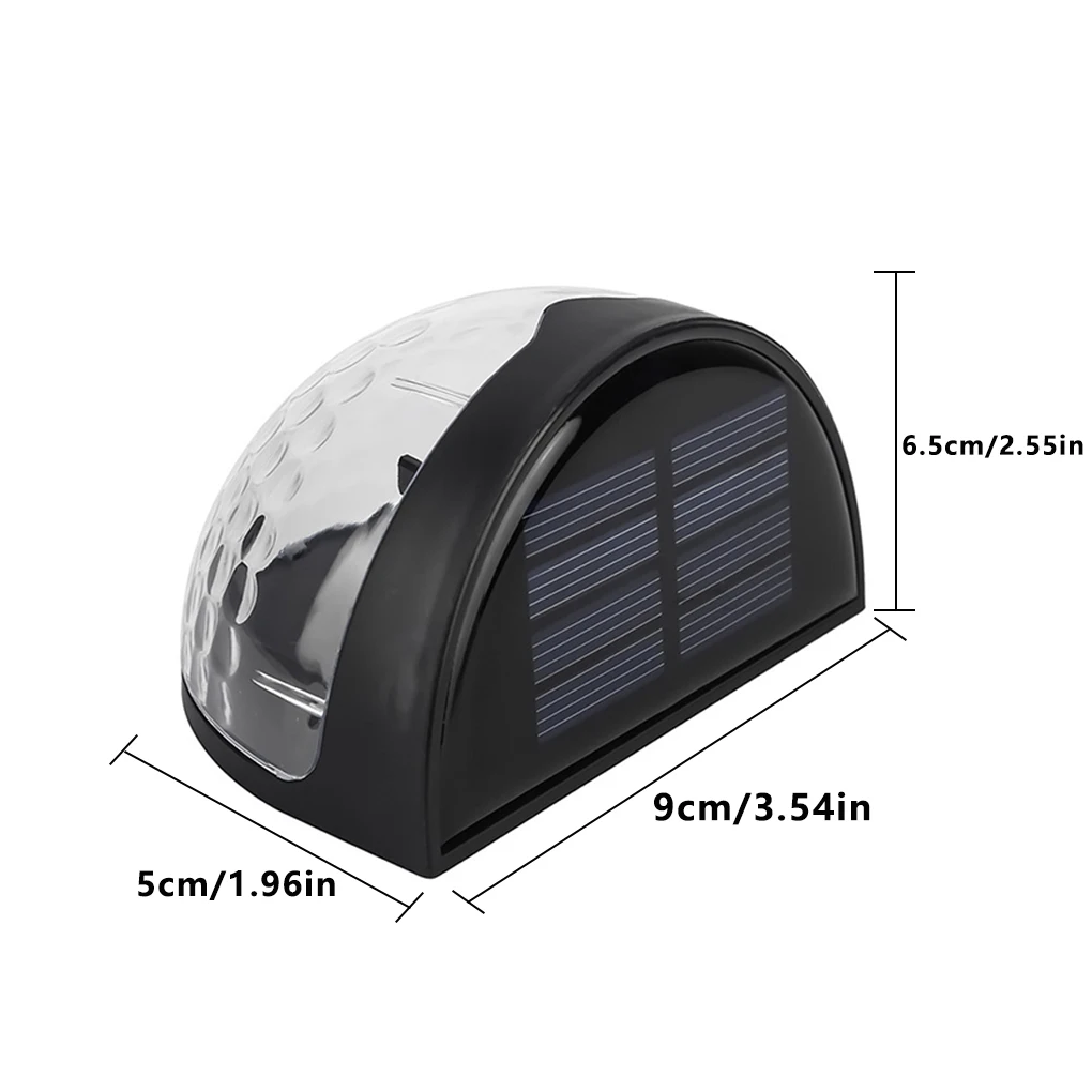 

Fence Light Solar Power Stair Pathway Light Sensor IP65 Waterproof Garden Night Lamp Warm Light