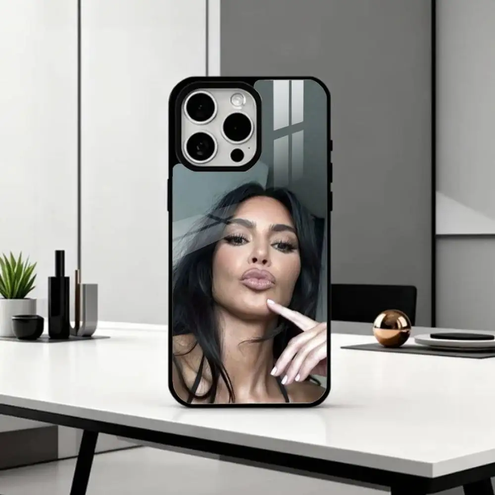 Фото Чехол для телефона K-Kim Kardashian M-Memes для iPhone 17, 16, 15, 14, 13, 12, 11 Plus, Pro Max, магнитный, для беспроводной зарядки Magsafe №2