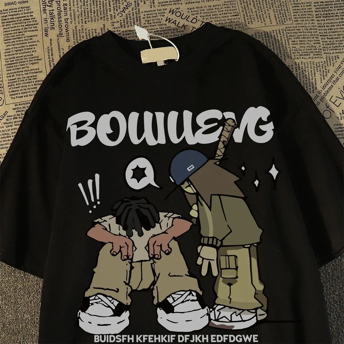 Футболка в Корейском стиле для мужчин и женщин свободный универсальный топ