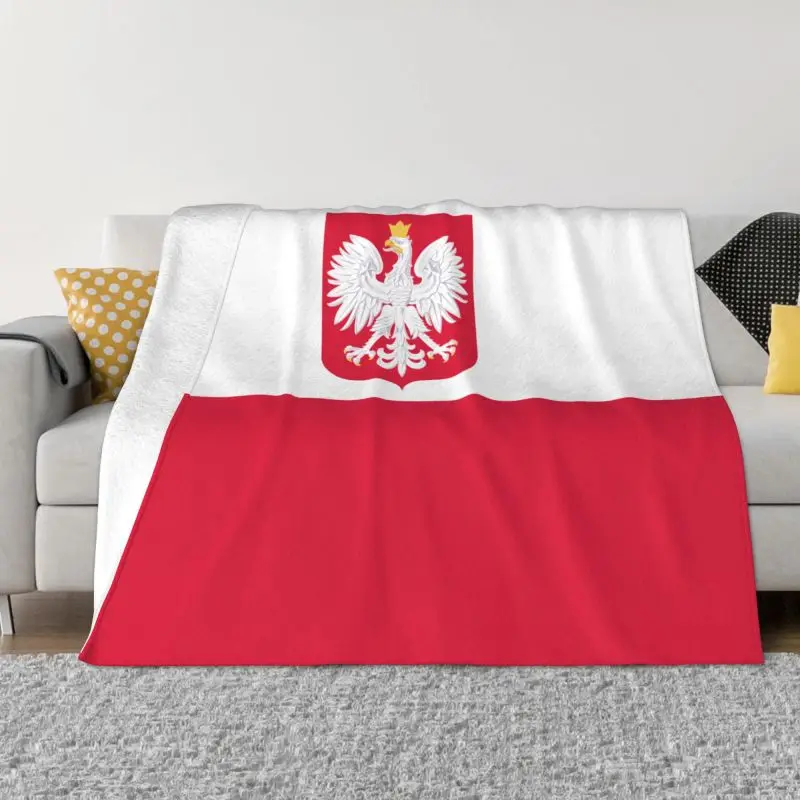 

Одеяло с флагом Польши, мягкое флисовое теплое Фланелевое покрывало для дивана, офиса, кровати, весна-осень