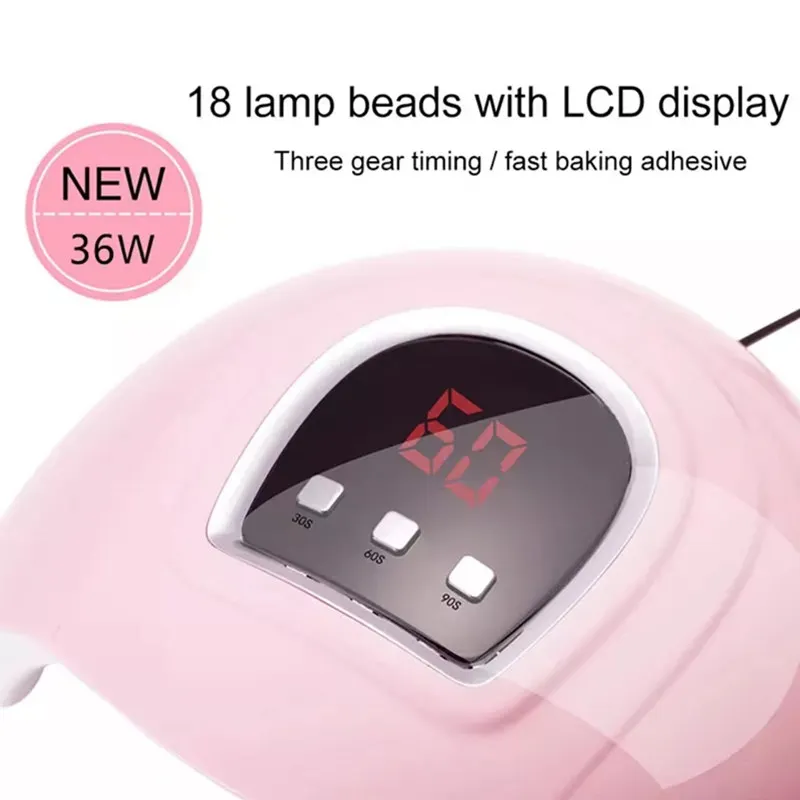 Nail Dryer LED Nail Lamp UV Lamp for Curing All Gel Nail Polish With Motion Sensing Manicure Pedicure Salon Tool enlarge