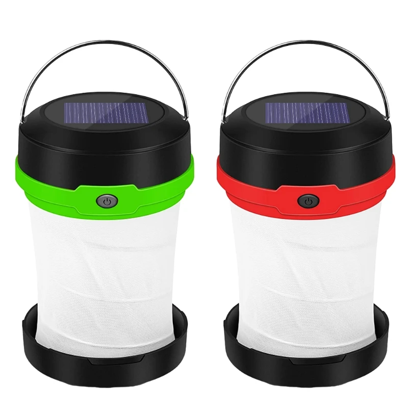 

Solar Camping Lantern Portable Outdoor Camping Flashlight Torch Lights Bright