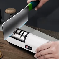 electric knife sharpener kitchen gadget multi function artifact sharpening stone household fast small automatic knife sharpener