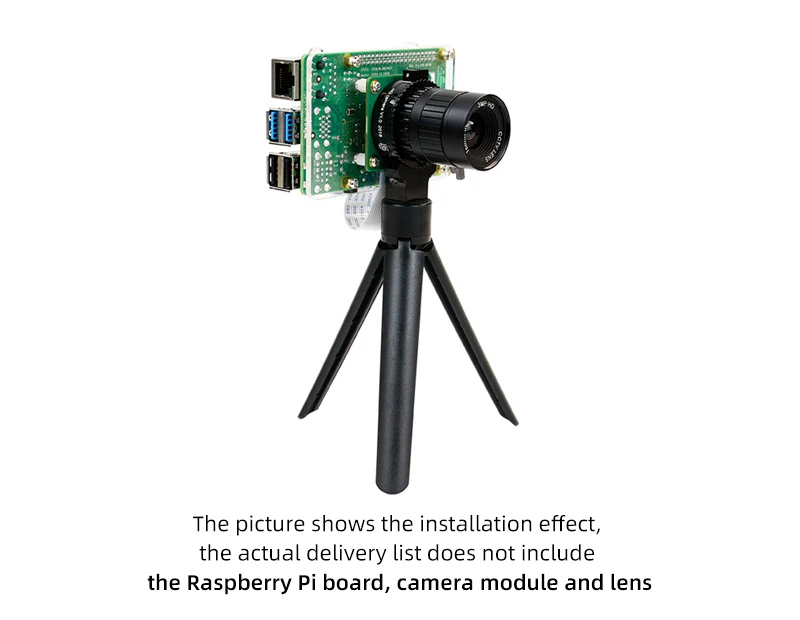 Акриловый чехол-кронштейн Yahboom Raspberry Pi 4B с монтажными отверстиями для официальной