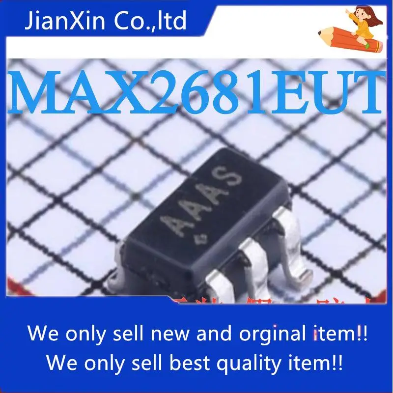 

10pcs 100% orginal new MAX2681EUT SOT23-6 silkscreen AAAS mixer converter chip MAX2681