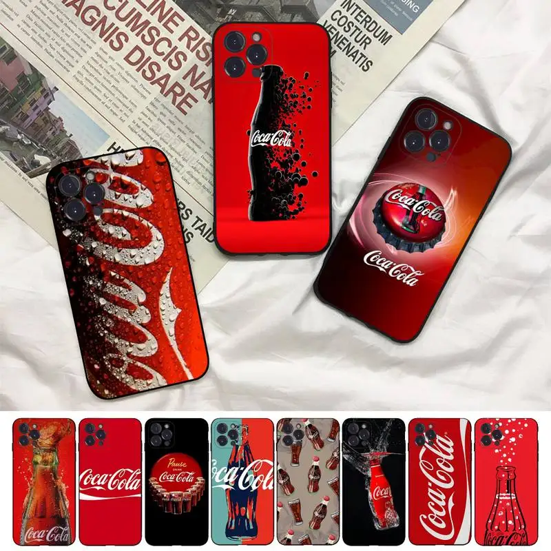 

Coca-C-Cola Phone Case For iPhone 8 7 6 6S Plus X SE 2020 XR XS 14 11 12 13 Mini Pro Max Mobile Case