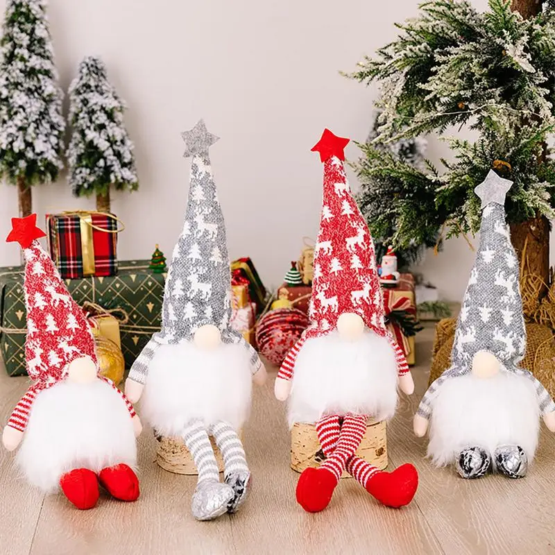 

Рождественские гномы шведский Рождественский Гном с подсветкой скандинавский плюшевый эльф кукла гном украшения для дома
