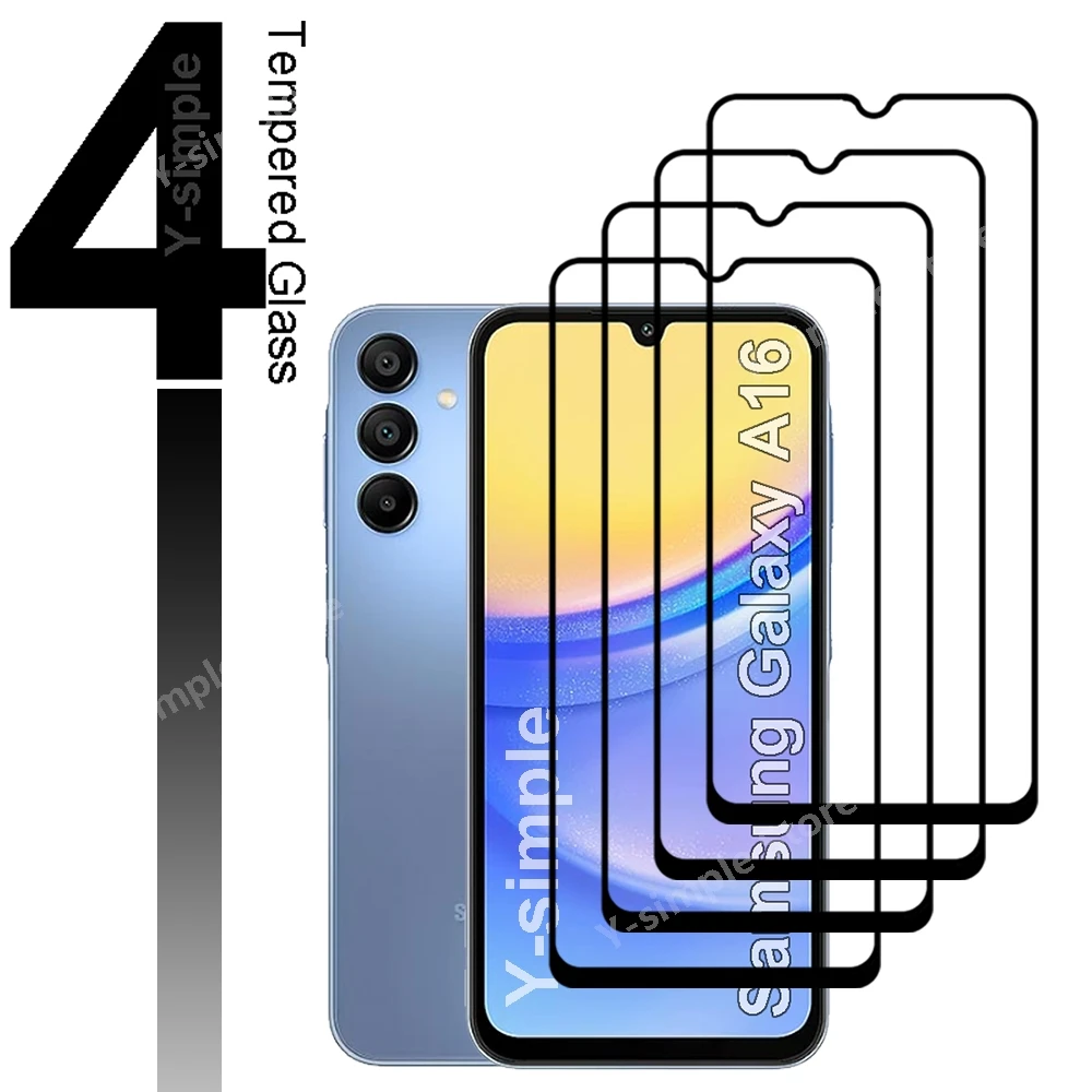 4/2 шт. закаленное стекло для Samsung Galaxy A16 защита экрана Взрывозащищенная Передняя