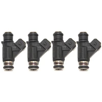 4pcs fuel injectors 25360407 25360407a 25360034 28101891a for car flow matched spray nozzle replacement injection system parts