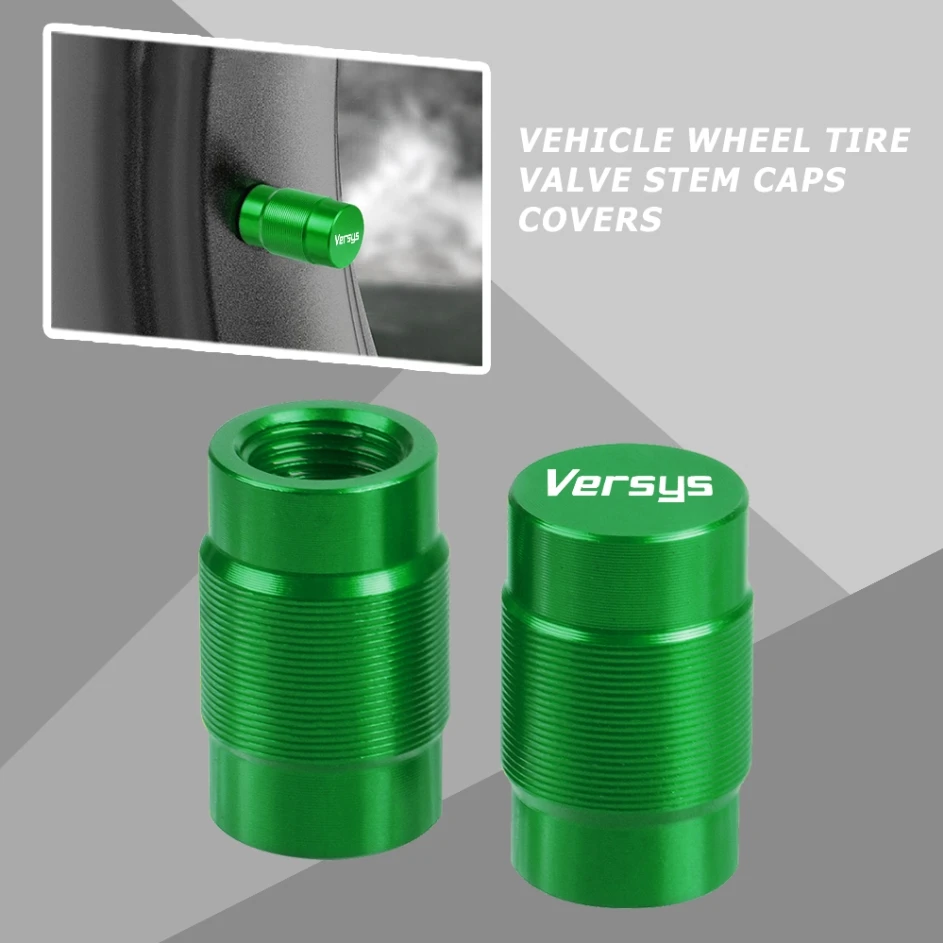 

VERSYS Motorcycle FOR KAWASAKI VERSYS300X VERSYS650 VERSYS1000 VERSYS-X250 VERSYS-X300 Vehicle Wheel Tire Valve Stem Caps Covers